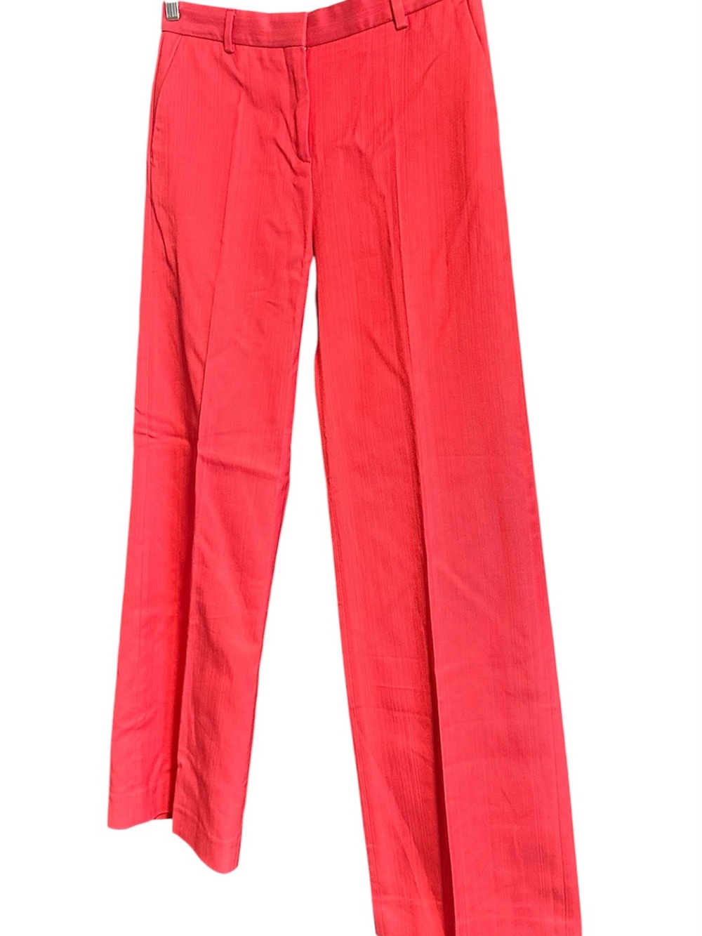 NWT The Kooples - Bright Coral Red Wide-Leg Trousers